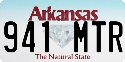 AR license plate 941MTR