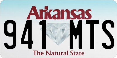 AR license plate 941MTS