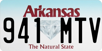AR license plate 941MTV