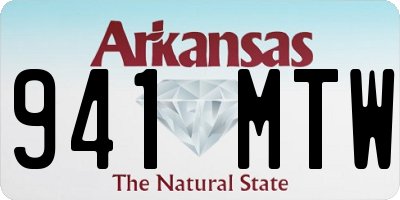 AR license plate 941MTW