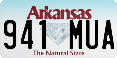AR license plate 941MUA