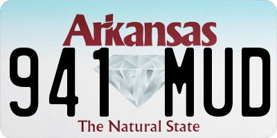 AR license plate 941MUD
