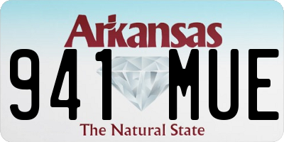 AR license plate 941MUE