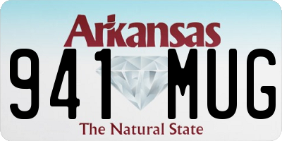 AR license plate 941MUG