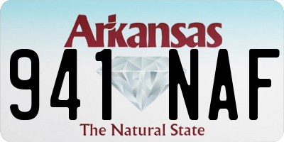 AR license plate 941NAF