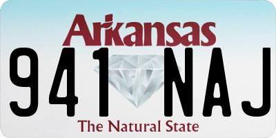AR license plate 941NAJ