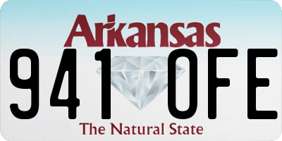 AR license plate 941OFE