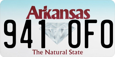 AR license plate 941OFO