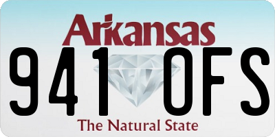 AR license plate 941OFS