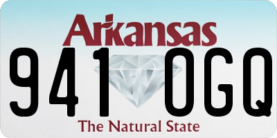 AR license plate 941OGQ