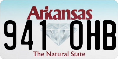 AR license plate 941OHB