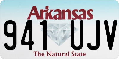 AR license plate 941UJV