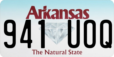 AR license plate 941UOQ