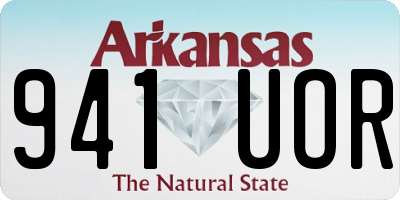 AR license plate 941UOR