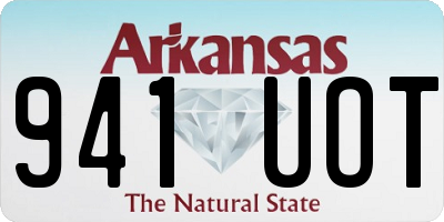 AR license plate 941UOT