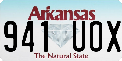 AR license plate 941UOX