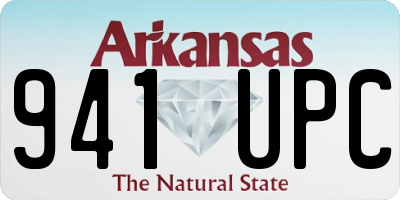 AR license plate 941UPC