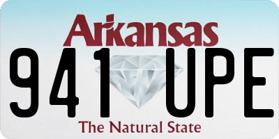 AR license plate 941UPE