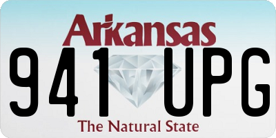 AR license plate 941UPG
