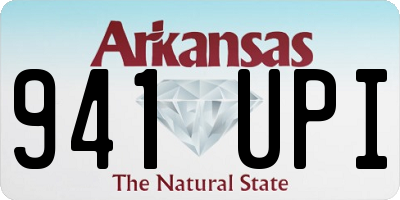 AR license plate 941UPI