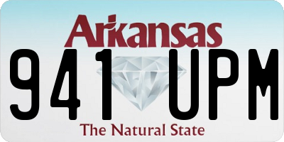 AR license plate 941UPM