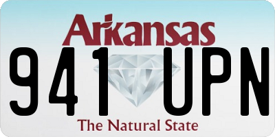 AR license plate 941UPN