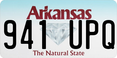 AR license plate 941UPQ
