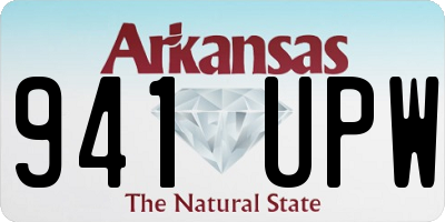 AR license plate 941UPW