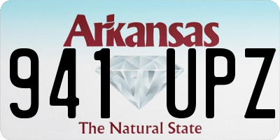 AR license plate 941UPZ