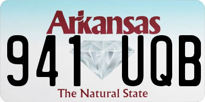 AR license plate 941UQB