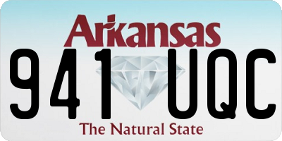 AR license plate 941UQC