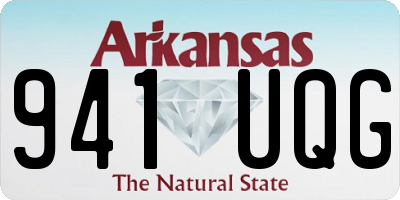 AR license plate 941UQG