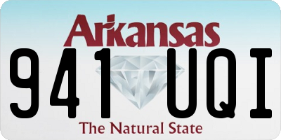 AR license plate 941UQI