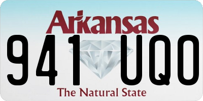 AR license plate 941UQO