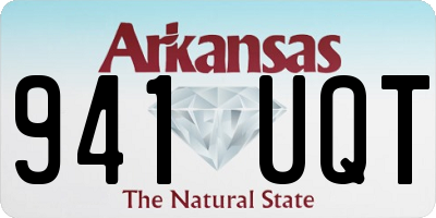 AR license plate 941UQT