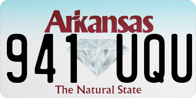 AR license plate 941UQU
