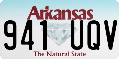 AR license plate 941UQV