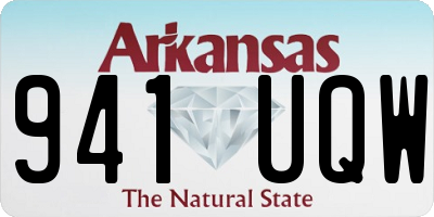 AR license plate 941UQW