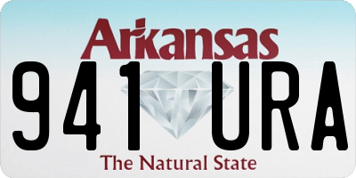 AR license plate 941URA