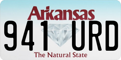 AR license plate 941URD