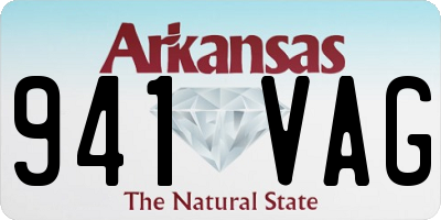 AR license plate 941VAG