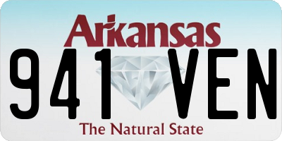 AR license plate 941VEN