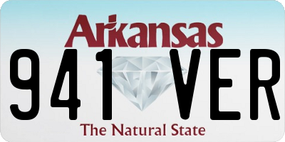 AR license plate 941VER