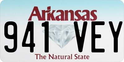 AR license plate 941VEY