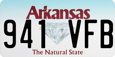 AR license plate 941VFB