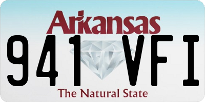 AR license plate 941VFI