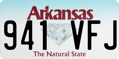 AR license plate 941VFJ