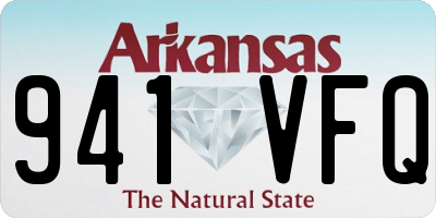 AR license plate 941VFQ