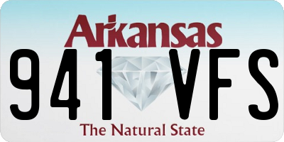 AR license plate 941VFS