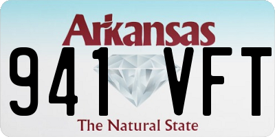 AR license plate 941VFT